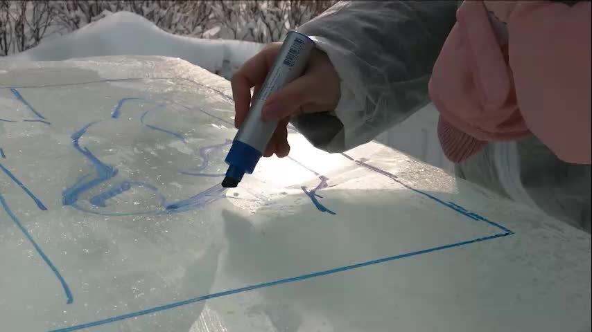 В Хабаровске стартовал фестиваль Ледогравюра с участием юных художников