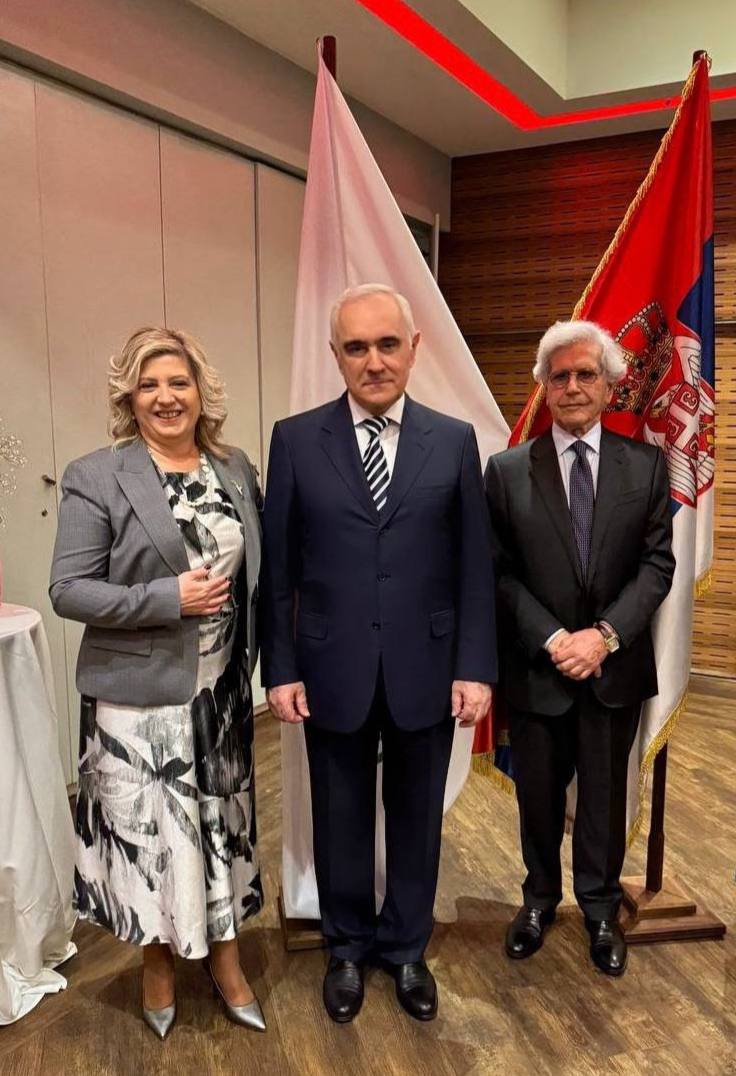 18 февраля 2026 г Чрезвычайный и Полномочный Посол Российской Федерации в Республике Кипр Мурат Зязиков посетил прием по случаю Дня государственности Республики Сербии Руководитель российской дипмиссии тепло поздравил Посла Сербии на Кипре Сузану Бошкович Проданович с национальным праздником Пожелал братскому сербскому народу благополучия мира и процветания В ходе беседы акцентирована нацеленность Москвы и Белграда на поступательное развитие отношений всеобъемлющего стратегического партнерства по широкой повестке двустороннего сотрудничества Подчеркнута приверженность продолжению конструктивного взаимодействия между двумя странами по актуальным вопросам региональной и глобальной повестки формированию более справедливого равноправного миропорядка