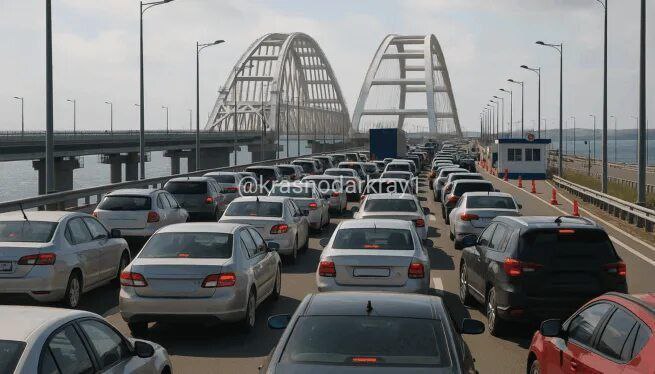 На Крымском мосту установят 212 контрольных постов в новогодние праздники С 26 декабря по 11 января на подходах к Крымскому мосту установят 212 контрольных постов для усиления безопасности в период новогодних праздников Об этом сообщила пресс служба Министерства транспорта РФ Порядка 80 постов оборудуют для ручного досмотра транспортных средств Меры позволят проверять до 17 5 тыс машин в сутки В ведомстве уточнили что инспекционно досмотровая инфраструктура способна пропускать до 1 1 тыс автомобилей в час 650 со стороны Тамани и 500 со стороны Керчи Средняя продолжительность проверки легкового автомобиля составляет около семи минут автобуса до 15 минут Перейти в наш канал МАХ Подпишись поделись krasnodarkray1 Прислать видео новость