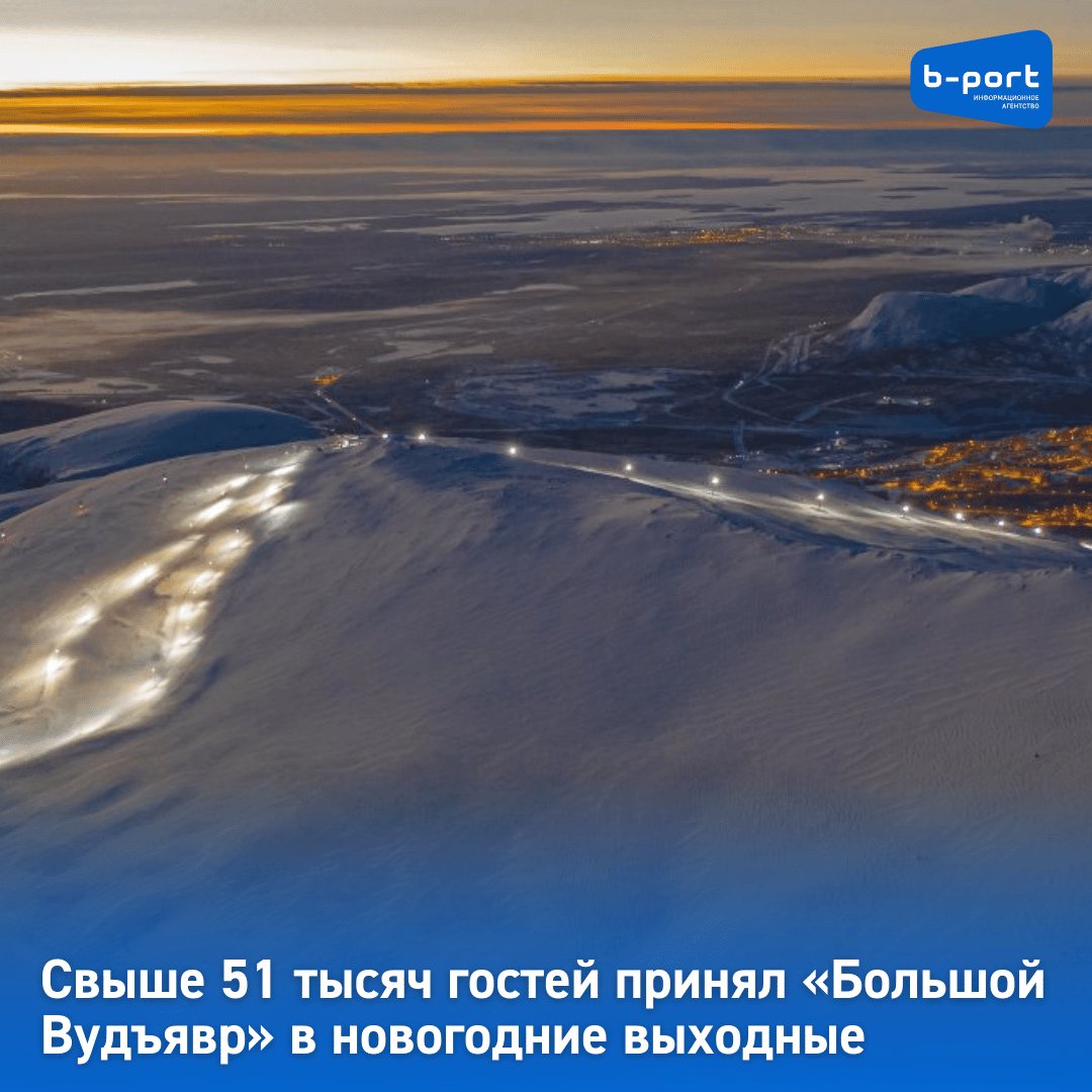 Свыше 51 тысяч гостей принял Большой Вудъявр в новогодние выходные Зимние каникулы принесли горнолыжному курорту Большой Вудъявр 24 процентный рост посещаемости в сравнении с прошлым сезоном В первые дни нового года на склонах Хибин отдохнули более 51 гостей В новогодние каникулы мы поставили рекорд в том числе по суточной посещаемости в один из праздничных дней на курорте отдыхало одновременно больше 6 тысяч человек впервые в истории Большого Вудъявра Впереди пиковый сезон который традиционно приходится на апрель май и надеемся новые рекорды отметил директор горнолыжного курорта Большой Вудъявр Александр Сергиенко Аудитория горнолыжного курорта Большой Вудъявр постоянно расширяется   Подробнее