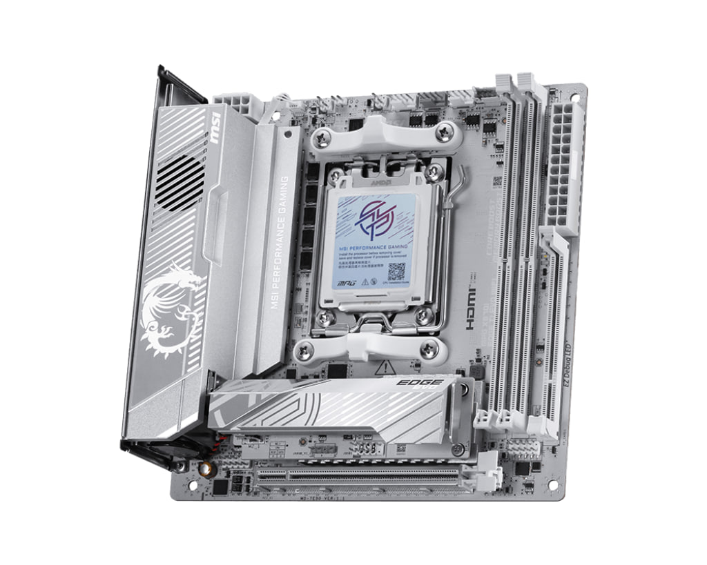 MSI представила компактную материнскую плату MPG X870I EDGE TI EVO WiFi MSI анонсировала Mini ITX плату MPG X870I EDGE TI EVO WiFi на сокете AM5 мощное решение для компактных сборок с экстремальным потенциалом по разгону памяти Характеристики Поддержка разгона DDR5 до 10 000 МТ с режим 1DPC 1R BIOS объёмом 64 МБ с предустановленными драйверами 11 фазная VRM 8 2 1 SPS модули на 110 А Слот PCIe 5 0 x16 и три M 2 включая карту MSI XPANDER Сети Wi Fi 7 Bluetooth 5 4 LAN 5G Порты USB Type A 10 Gbps USB4 Форм фактор Mini ITX поддержка AMD 800 серии Ну хз чёт не не не надо такое Заказать сборку ПК в InterPC Получить клавиатуру за подписку Наши каналы Мsi Maтeринки