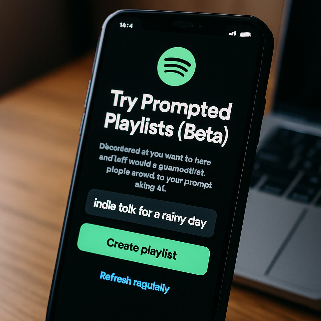 Spotify запустил новую бета функцию Prompted Playlists которая использует ИИ для создания плейлистов по запросу пользователей Сначала функция будет доступна в Новой Зеландии Теперь пользователи могут вводить свои музыкальные предпочтения с любой степенью детализации после чего ИИ Spotify формирует плейлист основываясь на этих запросах и истории прослушиваний Кроме того пользователи могут настроить регулярное обновление плейлистов что позволяет им создавать персонализированные списки на основе своих собственных алгоритмов PRO AI OFFICIAL