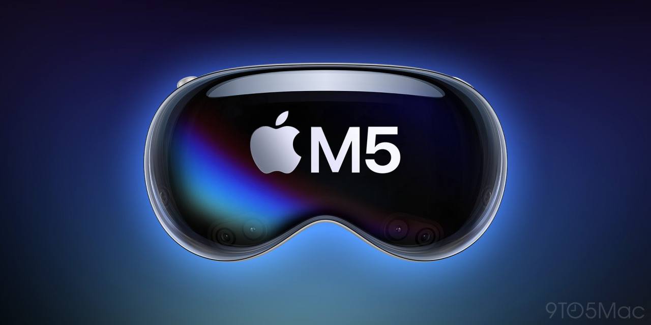 Apple Vision Pro 2 с процессором M5 выйдет в период с осени 2025 по весну 2026 года.   9to5Mac  #новости