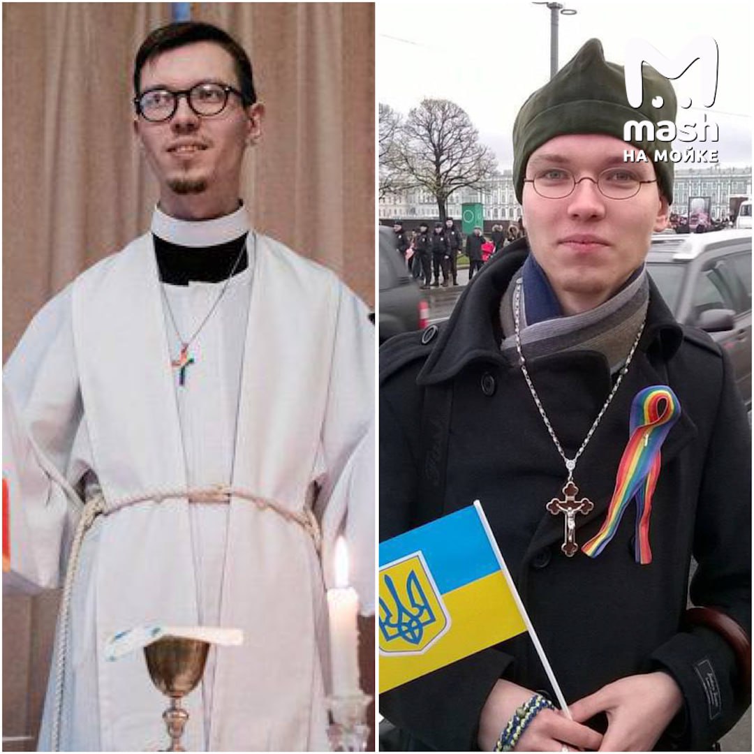 В Питере осудили сторонника ЛГБТ , пытавшегося создать собственную религиозную общину — Александр Хмелев, признанный в июне иноагентом, проводил крещение, венчание, исповедь и соборование, не имея официальных полномочий, и убеждал своих "прихожан" примкнуть к экстремистским взглядам и поддерживать украинские власти. Сегодня его привлекли к административке за публичные действия, дискредитирующие ВС РФ.   В интернете Хмелев прослыл "священником" — своими силами он пытался организовать в Питере незарегистрированную религиозную общину "Матерь солидарности". По словам самого парня, он руководил единственной в России организацией, совершающей церемонию таинства брака для ЛГБТ-сообщества и трансгендеров — где сильно топил за процедуру женской ординации.   Сегодня Ленинский районный суда Петербурга привлёк Александра к ответственности — за несколько опубликованных роликов на YouTube. Сейчас Хмелев должен выплатить штраф в 30К рублей. По нашим данным, рассматривается вопрос о возбуждении в отношении ЛГБТ-активиста сразу нескольких уголовных и административных дел: за создание экстремистского сообщества и публичную пропаганду нетрадиционной идеологии.   ЛГБТ-движение признано в РФ экстремистской организацией    Mash на Мойке — новости СПб