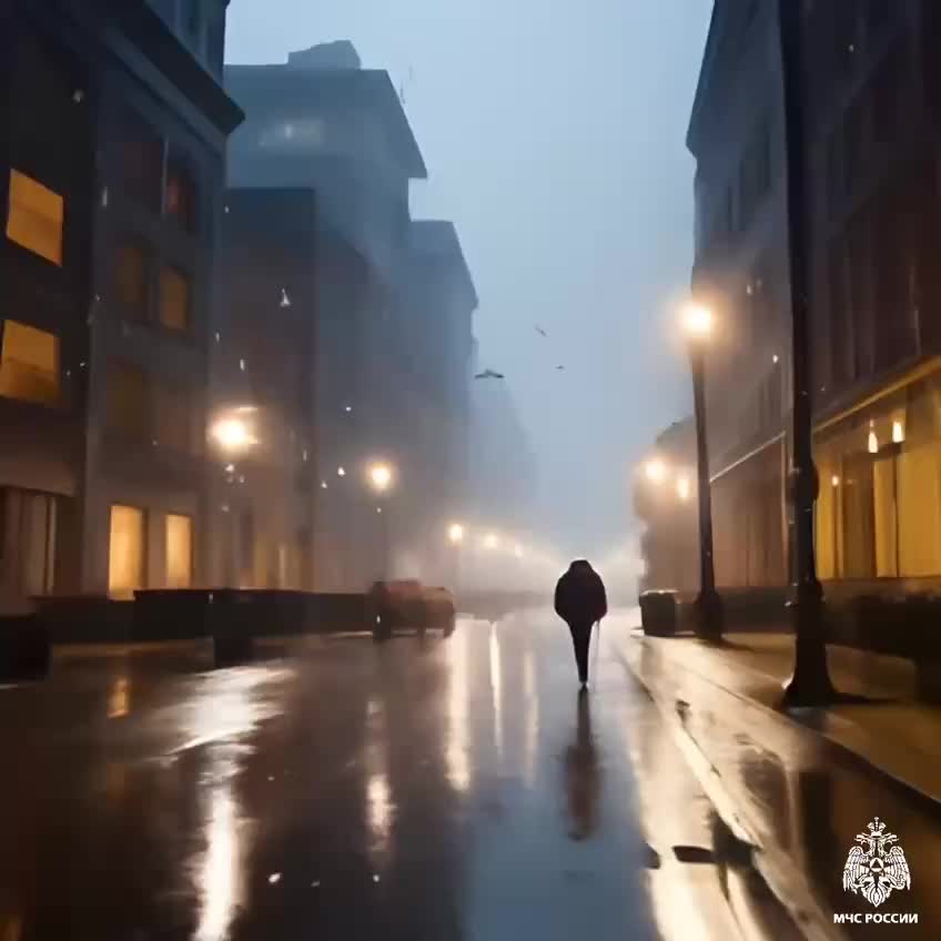 МЧС предупреждает москвичей о неблагоприятных погодных условиях 12 декабря
