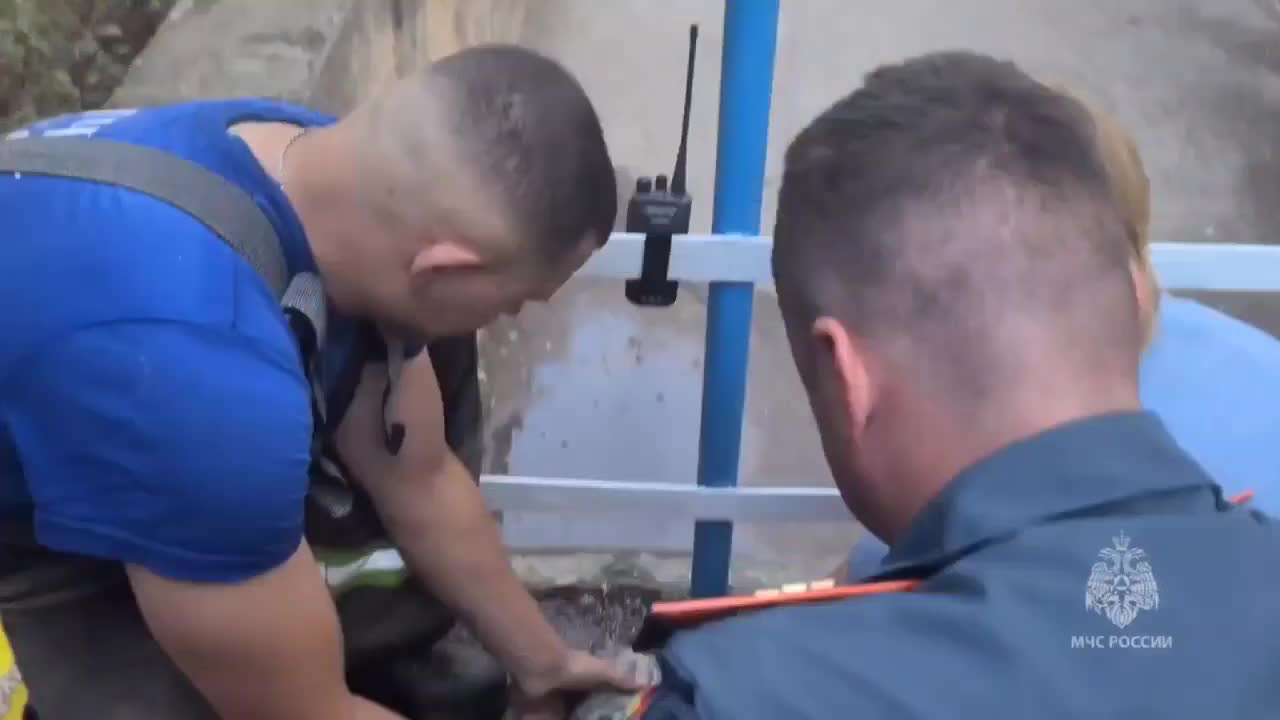 Спасение ребенка и кота на пожаре в Молодёжном