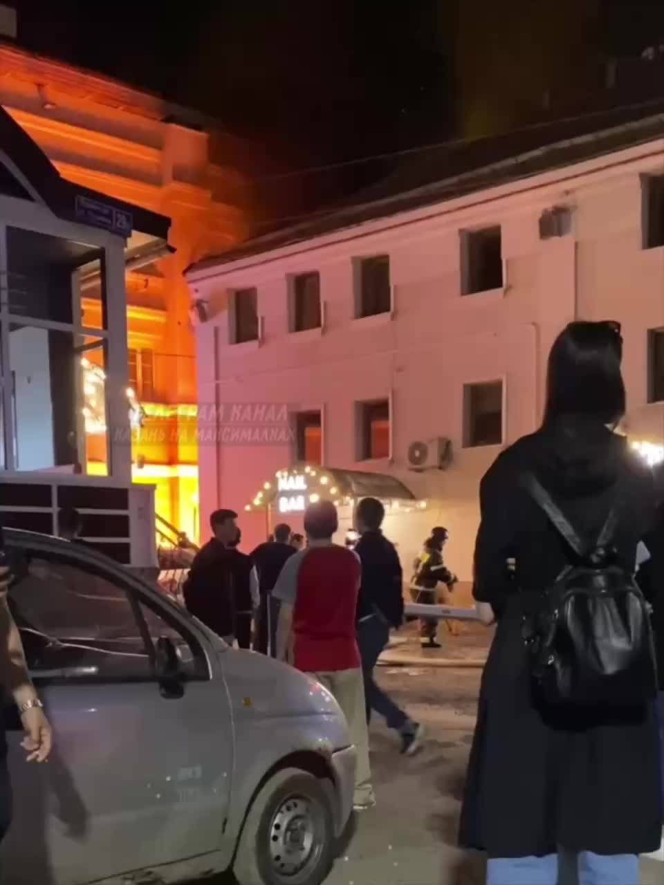Пожар в центре Казани: на улице Пушкина работают экстренные службы