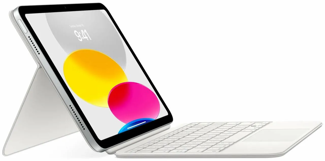 Новая версия ПО для клавиатуры Magic Keyboard Folio Клавиатура Folio совместима с iPad 10 го и 11 го поколений Новая прошивка установится автоматически при подключении планшета и при наличии доступа к интернету Что нового в обновлении неизвестно Интересно что клавиатуру вообще обновили