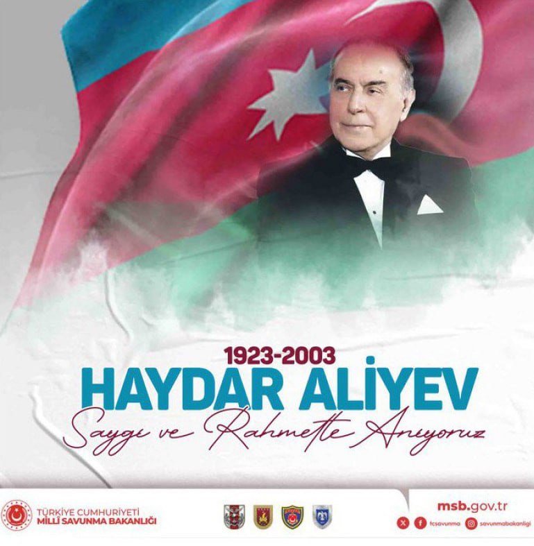 Министерство обороны Турции разместило публикацию по случаю дня памяти Гейдара Алиева В публикации приведена цитата общенационального лидера Свобода и независимость это национальное богатство каждого народа Подпишись на Без Тормозов Подпишись также на Х Прислать новость