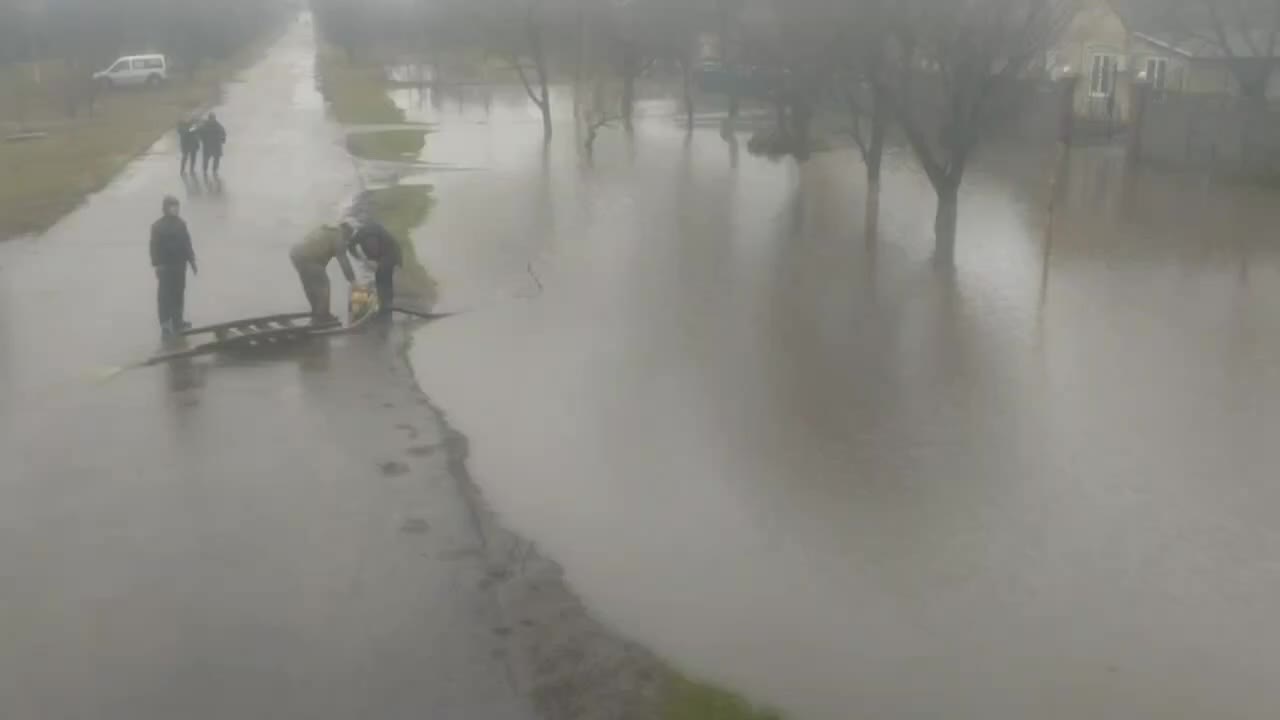 Подтопление в Запорожской области: активная откачка воды и контроль ситуации