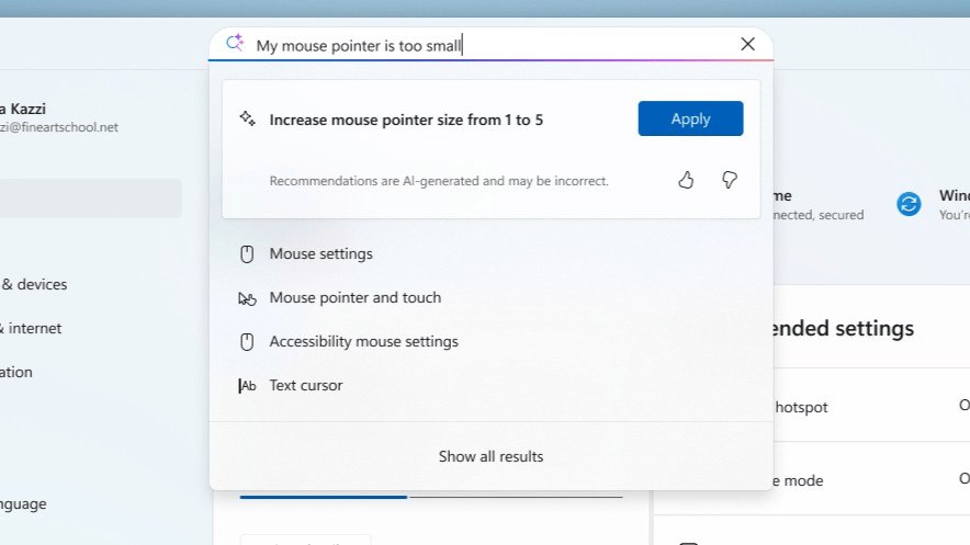 В настройках Windows 11 появится ИИ-ассистент, которой сможет менять параметры ОС по текстовому или голосовому запросу пользователя. Он будет доступен на ПК с поддержкой Copilot+ vc.ru/services/1970507