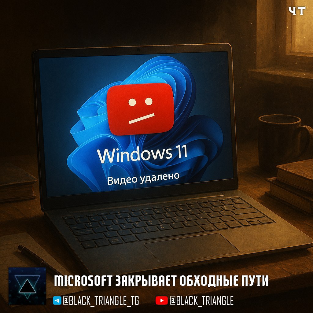 YouTube начал удалять видео с инструкциями по оффлайн установке Windows 11 С удалением своих роликов посвящённых способам обхода ограничений Microsoft на Windows 11 и видео о локальной учетной записи Windows 11 уже столкнулись англоязычные контент креатор YouTube не предоставляет никаких объяснений ссылаясь лишь на нарушения правил об опасном контенте Сообщество связывает удаление с влиянием Microsoft Корпорация уже долгие годы пытается удалить все широко известные способы оффлайн установки Windows 11   News Soft Gear Links