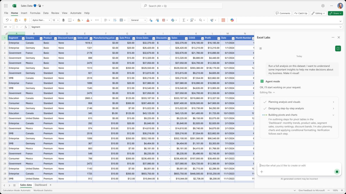 Microsoft добавил ИИ помощника в Word и Excel он может сгенерировать таблицы и документы по запросу Компания называет новый режим вайб воркингом подразумевая что он упрощает процесс работы над документами vc ru ai 2246094