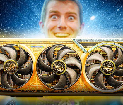 Linus Tech Tips показал распаковку «золотой» ASUS ROG Astral RTX 5090 Dhahab Edition Несколько дней назад стартовали продажи премиальной видеокарты ASUS ROG Astral RTX 5090 Dhahab Edition. Эта карта является эксклюзивом для стран Ближнего Востока и не продается в других регионах мира. Читать далее