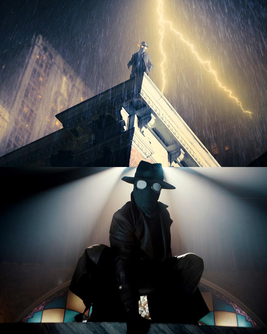 Стали известны подробности сериала Паук Нуар который выйдет в этом году на Prime Video Николас Кейдж играет героя которого в костюме называют не Человеком пауком а просто Пауком в духе классических нуарных персонажей вроде Тени The Shadow Главного героя зовут Бен Рейли а не Питер Паркер Это постаревший разочарованный в жизни житель Нью Йорка повидавший немало темных сторон города Обстоятельства заставят его вновь надеть маску и вспомнить свою былую отвагу Кейдж подошел к роли максимально вдумчиво внедряя собственные идеи от паучьих повадок в пластике Бена до множества актерских референсов Свой образ он описал формулой 70 Хамфри Богарт и 30 Багз Банни Сюжет сосредоточится на последствиях попыток убийства криминального авторитета Сильвермейна его сыграл Брендан Глисон Расследование этих событий приведет альтернативную версию Паука к столкновению с Песочным Человеком в исполнении Джека Хьюстона Сериал выйдет в двух версиях черно белой стилизованной под классические криминальные фильмы и цветной вдохновленной эстетикой старых комиксов Marvel Очень ждем