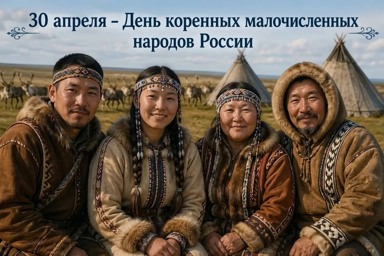 30 апреля в Красноярском крае отметят День коренных малочисленных народов России   в Красноярске на площади перед Домом дружбы народов Красноярского края развернется этностойбище с традиционными жилищами дегустацией национальных блюд и выставкой техники используемой в условиях Севера и Арктики Завершит день показ документального фильма и торжественный концерт   на Таймыре центром празднования станет Дудинка В городе развернется насыщенная программа концерт Единый Таймыр Великая Россия работа этностойбища Таймырское кочевье ярмарка сельскохозяйственной и промысловой продукции Запланированы показательные выступления по национальным видам спорта перетягиванию палки и прыжкам через нарты Гостей будут принимать в традиционных чумах знакомить с укладом жизни народов Арктики и угощать блюдами северной кухни   в Эвенкии основные мероприятия состоятся в поселке Тура На центральной площади пройдут народные гуляния с участием творческих коллективов будут работать выставки декоративно прикладного искусства состоятся традиционные игры и спортивные состязания В программе показательные выступления по метанию маута на хорей соревнования по тройному национальному прыжку интеллектуальные квесты   в Туруханском муниципальном округе праздничные мероприятия пройдут в ряде поселков и сел Келлог Сургутиха Советская Речка Бакланиха Фарково и Горошиха Жителей и гостей ждут этнографические выставки мастер классы по традиционным ремеслам спортивные соревнования и творческие конкурсы Программа дополнена лекциями встречами со старожилами и тематическими экспозициями раскрывающими историю культуру и повседневную жизнь коренных народов Севера Больше оперативной информации в МАХ