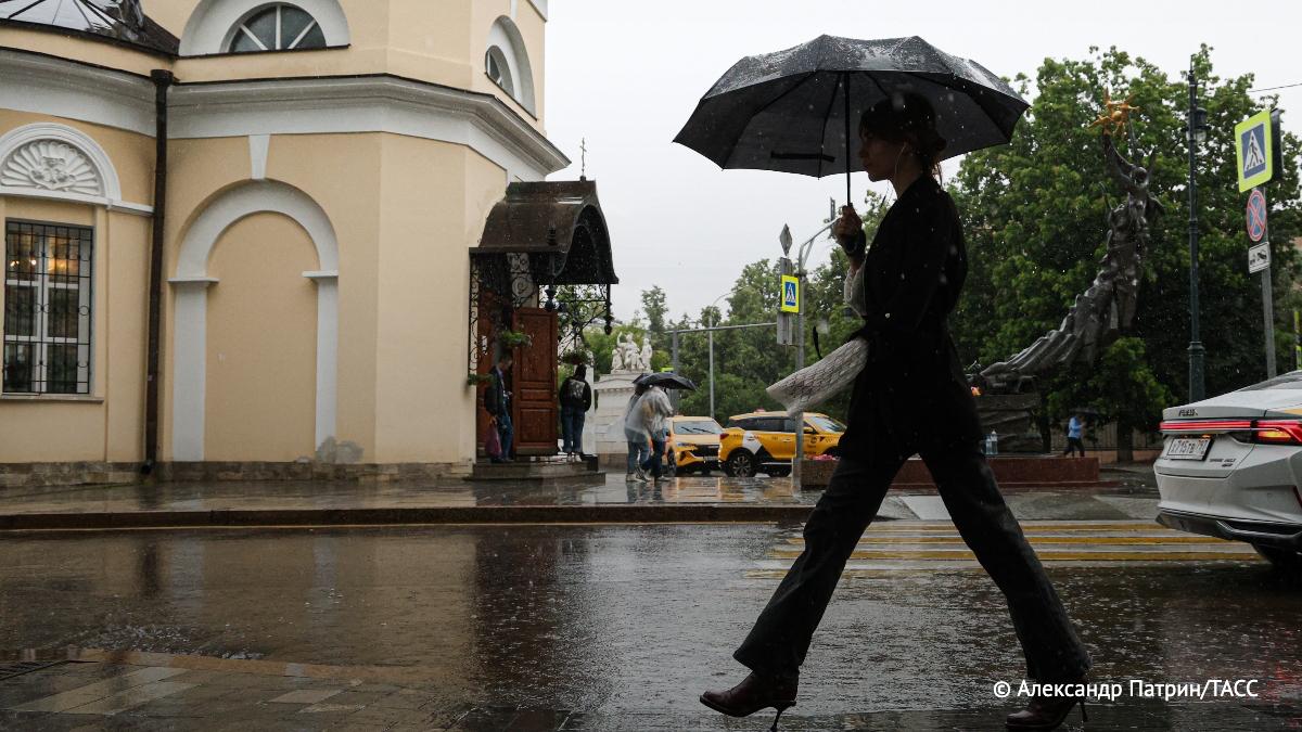 В Москве и области выпадают осадки осеннего типа. За выходные ожидается 20-40% от нормы июня, сообщил ТАСС научный руководитель Гидрометцентра России Вильфанд. / Москва