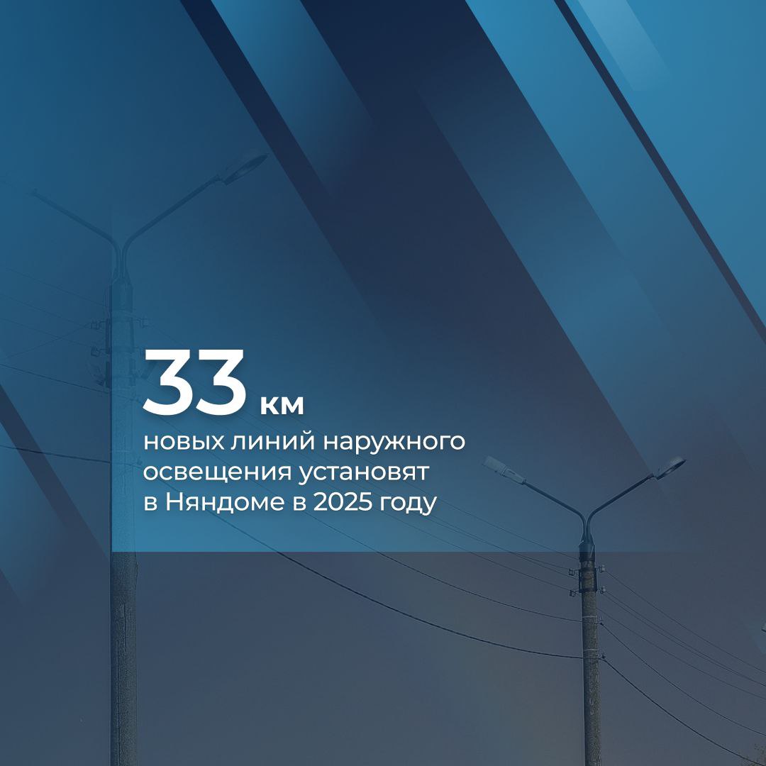 В Няндоме по государственной программе «Комплексное развитие сельских территорий» началось строительство новой линии освещения – общая протяженность сети составит порядка 33 км. Все работы будут выполнены в 2025 году. На улицах Тоншаевской и Тульской уже завершена установка опор. После этого специалисты подрядной организации приступили к монтажным работам на улице Свободы и в переулке Тихий. В общей сложности для освещения города будет установлено свыше 900 светильников. Еще один из проектов, который будет реализован в Няндоме по госпрограмме «Комплексное развитие сельских территорий», – строительство и реконструкция системы водоснабжения. На этом объекте работы планируем начать в июне.