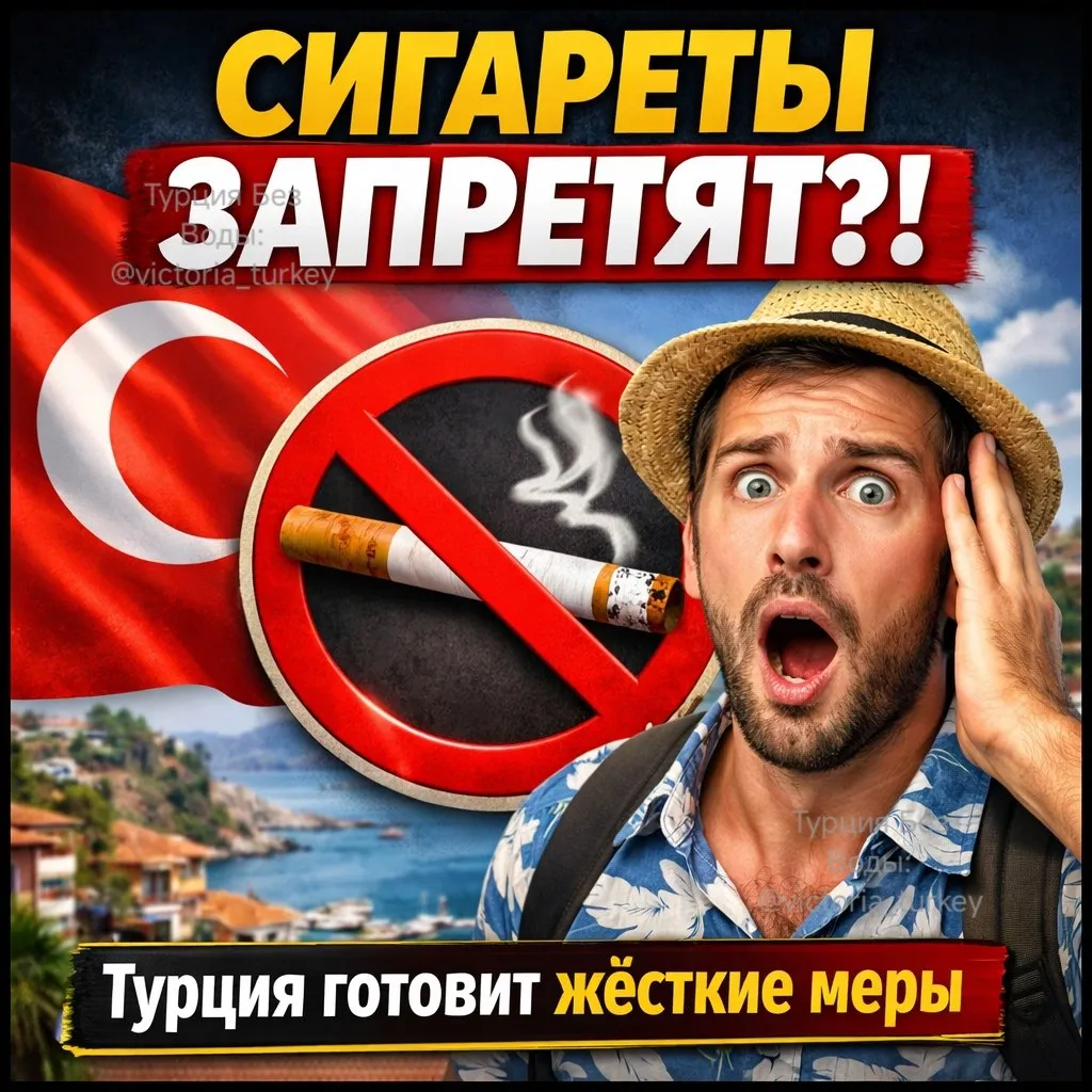 В Турции хотят запретить сигареты и это уже не шутка новоститурции В турецких СМИ обсуждают жёсткий законопроект который может серьёзно изменить правила для курильщиков в том числе и туристов План такой сначала максимально выдавить курение из повседневной жизни Сигареты разрешат только в специально отведённых местах причём такие зоны будут небольшими изолированными и без обслуживания Курить также планируют запретить во многих открытых пространствах на пляжах в парках рядом со школами и больницами В долгосрочной перспективе власти рассматривают полный запрет на продажу табачных изделий к 2040 году Ну что Турция без сигарет звучит как план или как фантастика