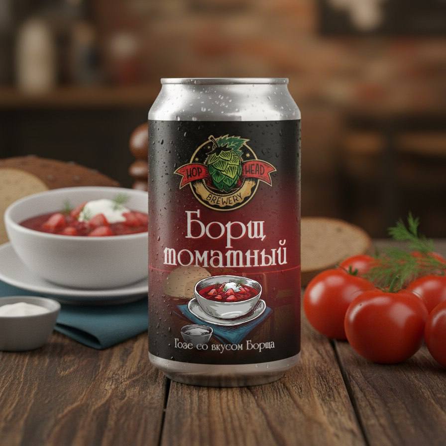 Пиво со вкусом БОРЩА сварили питерские крафтовары В рецепте томаты томатная паста и весь классический борщевой набор Дегустируем только с бородинским хлебом