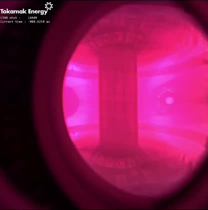 Tokamak Energy представляет первые цветные кадры термоядерного синтеза