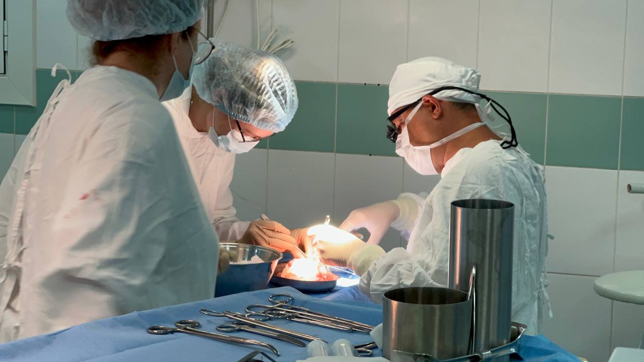 Красноярские хирурги дважды пересадили почку матери пятерых детей Первую трансплантацию пациентке из Тывы провели в ФСНКЦ ФМБА России в 2019 году Во время пандемии она переболела ковидом и не смогла приехать на поддерживающую терапию в Красноярск Начались осложнения и в 2022 году донорский орган пришлось удалить Чтобы спасти женщину нужна была новая пересадка Донором стал ее старший брат Он сразу же согласился Я ему очень благодарна Он спаситель моей жизни рассказала сестра Трансплантацию почки провели в ФСНКЦ Все прошло успешно женщина чувствует себя хорошо Фото kraszdrav ru eniseytv