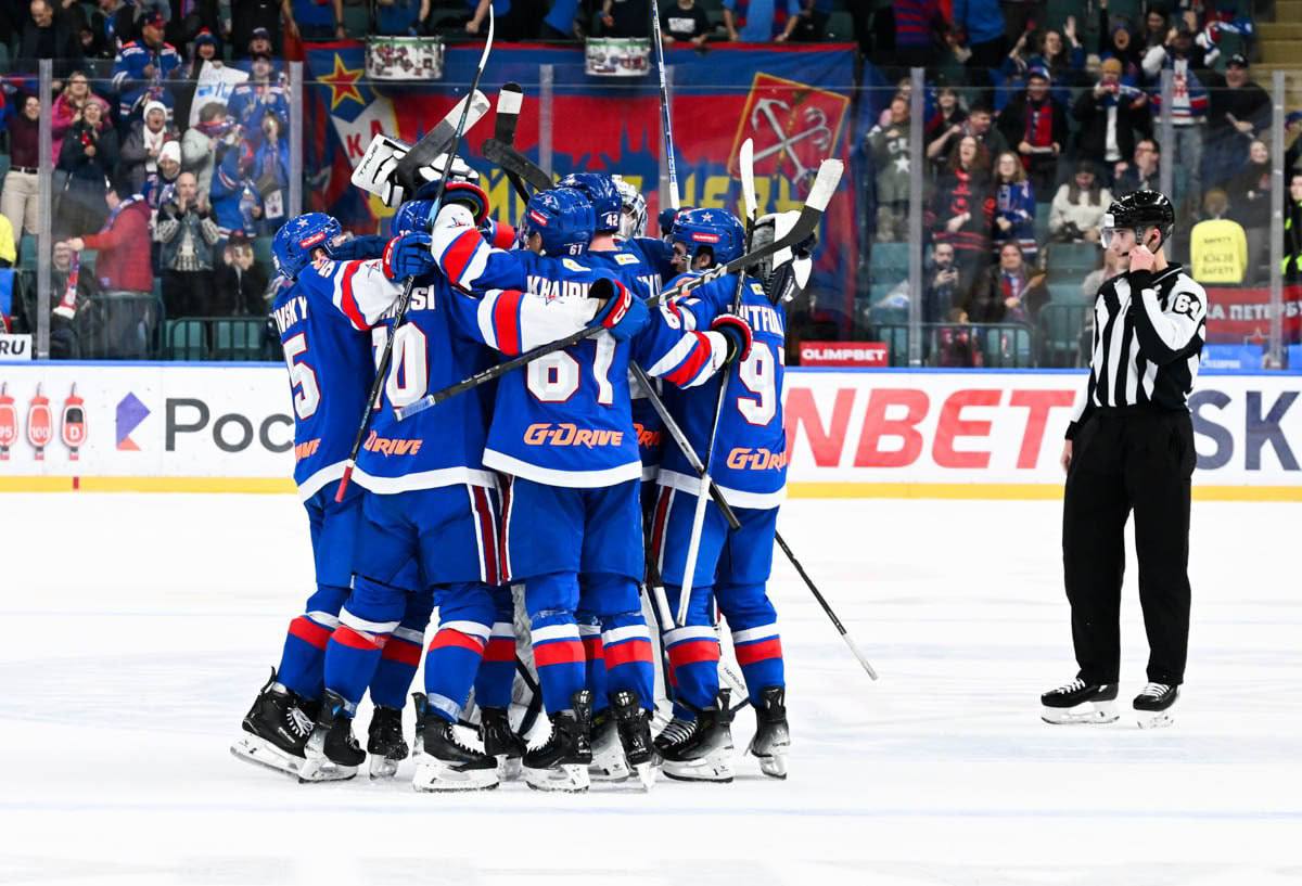 СКА победил Металлург со счетом 4 3 и вернулся в зону плей офф Подписаться