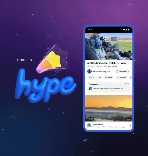 YouTube запускает функцию Hype для поддержки начинающих авторов в 39 странах