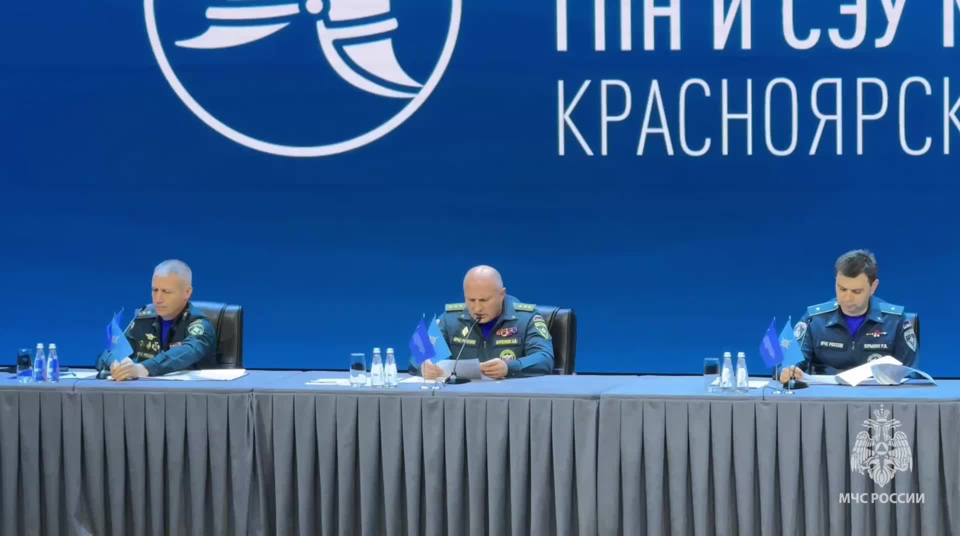 Глава МЧС России и губернатор Красноярского края обсудили меры по предотвращению лесных пожаров