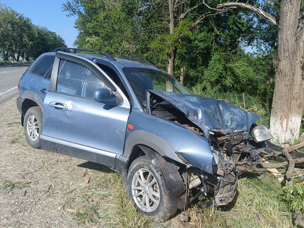 В Благодарненском округе в результате съезда автомобиля с автодороги пострадали 2 человека По предварительным данным, 25 мая примерно в 14 часов 30 минут на 33 километре автодороги «Журавское-Благодарный-Кучерла-Красный Маныч», водитель автомобиля «Хендай» не справился с управлением и допустил съезд с дороги в кювет с последующим наездом на дерево. В результате автоаварии 59-летняя и 42-летняя жители соседнего региона с травмами госпитализированы в медицинское учреждение. Стоит отметить, что все участники были пристегнуты ремнями безопасности. Установлено, что за рулем автомобиля находился 37-летний житель соседнего региона, который имеет стаж вождения более 19 лет, злостным нарушителем ПДД не является. По факту автоаварии проводится проверка. Детальные обстоятельства происшествия уточняются. Комментарий: Командир отделения ДПС Госавтоинспекции Отдела МВД России "Благодарненский" старший лейтенант полиции Доценко Николай Николаевич.