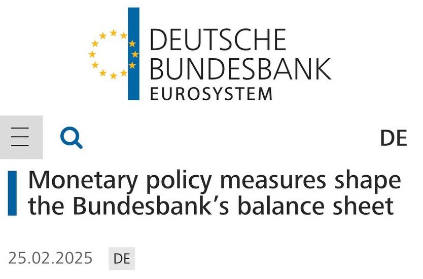 €19,2 млрд — убытки Бундесбанка   Центральный банк Германии отчитался о результатах за 2024 год, зафиксировав убыток в 19,2 млрд евро   5,9% — падение объёмов активов банка —до 2,4 трлн евро   Главной причиной стало усугубляющееся падение экономики Германии на фоне энергетического кризиса из-за отказа от энергоносителей из России  «КРИСТАЛЛ РОСТА» ранее информировал о том, что по мнению Biznes Alert два сокрушительных удара — политический и экономический — поставили Германию на грань краха