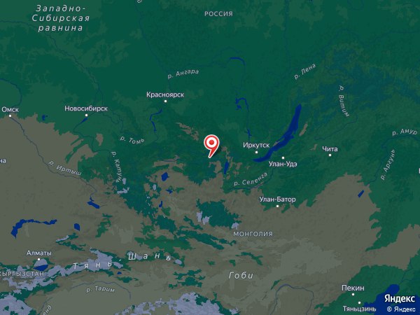 Землетрясение магнитудой 4.1 произошло - 119 км к юго-западу от Орлика, Россия. В понедельник, 27 января 2025 года, в 21:05  UTC .    Магнитуда: 4.1   Глубина: 10 км.   Широта / Долгота: 51.8211 / 98.5001   Каталог: EMSC    Близлежащие населенные пункты: В 279 км к северу от Кызыла, Россия. В 119 км к юго-западу от Орлика, Россия.