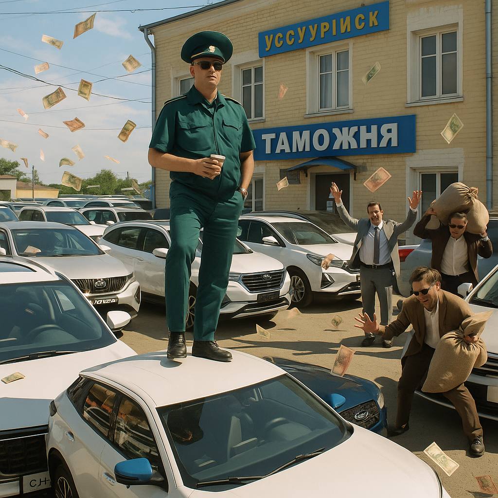 Таможня на пределе: китайский автопотоп захлестнул Уссурийск Уссурийская таможня работает как автосалон: за полгода через неё прошло свыше 17 тысяч машин из Китая — в 5,2 раза больше, чем год назад. В бюджет закинули почти 8 миллиардов рублей, и это только с утилизационных сборов и прочих пошлин. На первом месте — любимчики импортёров: Changan, Chery, Geely. С такими темпами уже скоро каждому горожанину — по китайцу, а таможенникам — отпуск без отрыва от оформлений. А что еще произошло?