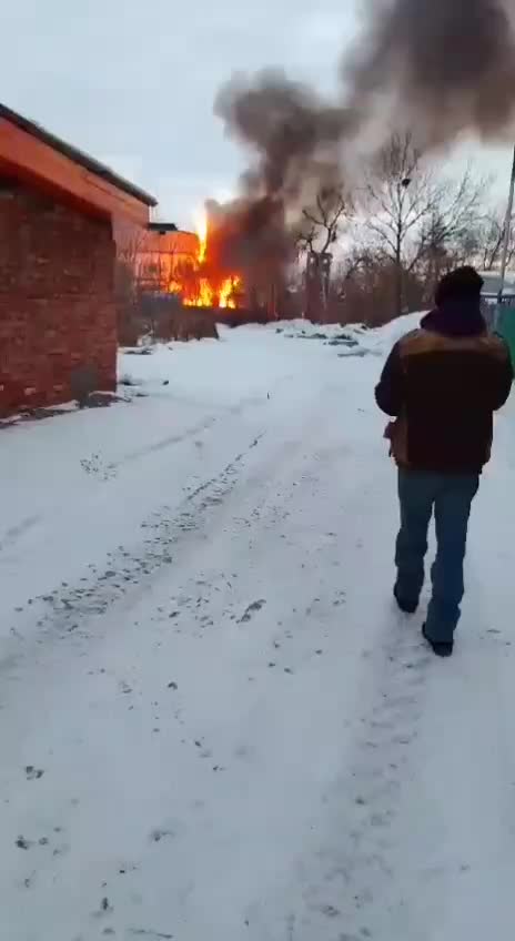 Пожарная часть в Лесозаводске пострадала от зимнего пожара и отсутствия воды