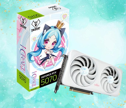 MaxSun выпустила двухвентиляторную GeForce RTX 5070 iCraft Aiga X2 T0 для любителей аниме Компания MaxSun официально представила компактную версию GeForce RTX 5070 в фирменном исполнении iCraft OC12G Aiga X2 T0 Новинка построена на базе графического процессора GB205 c 6144 ядер CUDA 192 текстурными блоками TMU 80 конвеерами растровых операций ROP и 48 ядрами RT