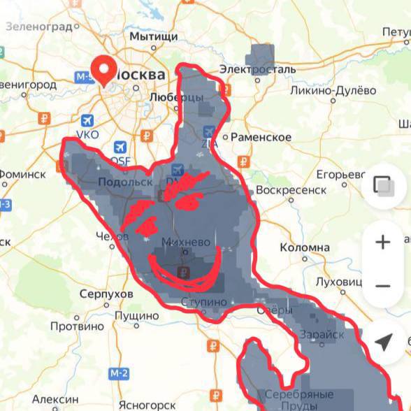 Москву накроет дождь в виде черта, который показывает средний палец. Средний палец этому лету, судя по всему