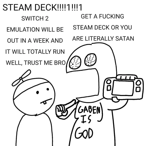 Valve также подтвердила что усердно работает над Steam Deck 2 Об этом в интервью IGN рассказал программист Valve Пьера Лу Грифф Мы усердно работаем над ним Очевидно что если вы посмотрите на наши аппаратные проекты за эти годы то увидите прямую связь от оригинального Steam Controller и Steam Machine до Steam Deck и всего того что мы анонсируем и выпускаем в этом году Мы ожидаем что со Steam Deck 2 будет то же самое многое из того что мы делаем сейчас станет базой и опытом для его создания Напомним что ранее Valve заявляла что хочет убедиться что прирост производительности будет достаточно существенным чтобы устройство имело смысл как самостоятельный продукт