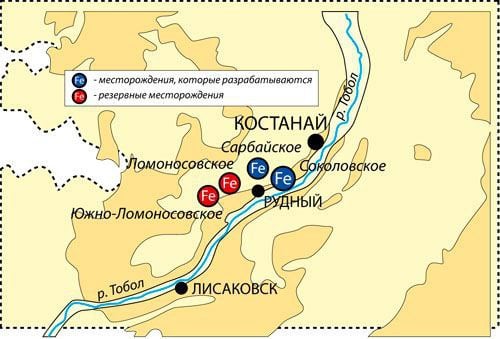 Казахстан запустит железорудное месторождение «Ломоносовское» в 2027 г. По предварительной оценке, запасы месторождения составляют 74 млн т концентрата железной руды с содержанием железа более 67%.  Компания собирается вести добычу на Ломоносовском открытым способом в течение 22 лет.  В первые пять лет функционирования карьера работы будут проводить только на центральном участке.  Из-за того, что ископаемое залегает на значительной глубине, в 2025–2026 годах недропользователь займётся лишь вскрышными работами без попутной добычи. На четвёртый год эксплуатации месторождения предприятие выйдет на ежегодный объём извлечения руды в 7 млн т.  После того как в отработку введут и северо-западный участок карьера, проектная мощность вырастет до 16 млн т железной руды в год.  Добычу планируют поддерживать на таком уровне с восьмого по 21-й год эксплуатации Ломоносовского. Ну и куда же без «зеленой» повестки. «Ломоносовское» - основной поставщик сырья для «зеленого» сталелитейного сектора, участвует в декарбонизации цепочек поставок стали. В целом, Костанайская область добывает более 90% железной руды по стране. Казахстан занимает 9 место в мире по ее производству.