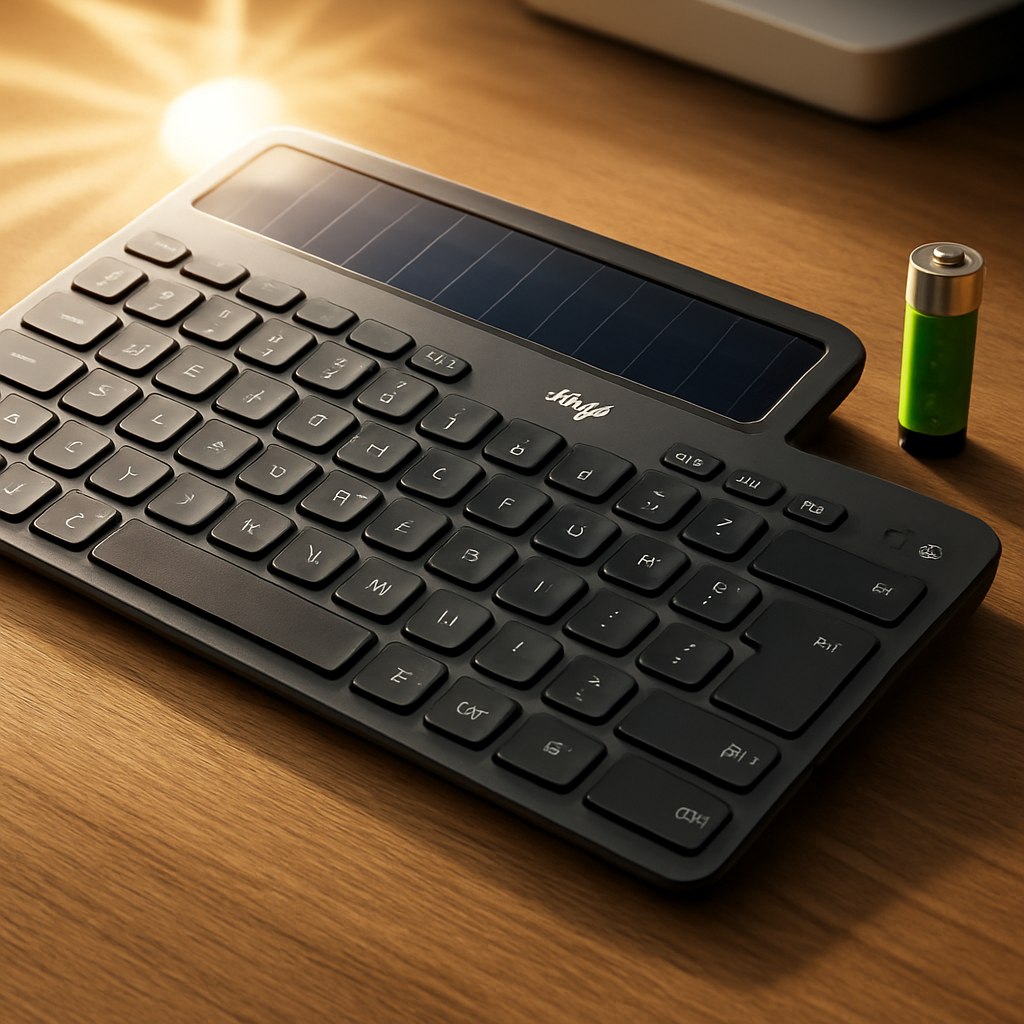 Logitech анонсировала новую клавиатуру Signature Slim Solar Plus K980 работающую от солнечной энергии которая не требует солнечного света Клавиатура оснащена солнечной ячейкой способной преобразовывать как солнечный так и искусственный свет в энергию Один заряд батареи может продлиться до 10 лет а в полной темноте устройство будет работать до четырех месяцев Клавиатура имеет стандартную раскладку поддержку подключения до трех Bluetooth устройств и уникальную кнопку AI Launch позволяющую запускать Copilot или ChatGPT Батарея легко заменяется что подтверждают представители Logitech K980 станет отличным выбором для пользователей ценящих экологичность и функциональность в одном устройстве PRO AI OFFICIAL