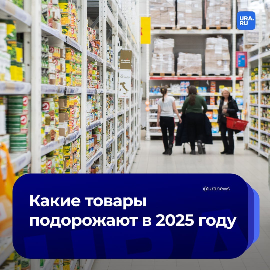 Цены на продукты могут вырасти на 8-20%. Причина этому — высокая инфляция, повышение ключевой ставки и увеличение производственных и транспортных расходов, сообщил вице-президент Ассоциации экспортеров и импортеров Артур Леер.  Так, стоимость молока может увеличиться до 90 рублей за литр, говядины — до 700-800 рублей за килограмм  рост на 12% , а свинины — до 500-600 рублей за килограмм  рост на 10% . Средняя стоимость помидор за килограмм может вырасти до 150 рублей, картофеля — до 40 рублей. Кроме того, в 2025 году аналитики прогнозируют повышение цен на одежду и обувь.  Вследствие этого даже бюджетные марки товаров могут перейти в категорию товаров средней ценовой категории. Цены на импортные товары возрастут по аналогичным причинам и в той же пропорции.