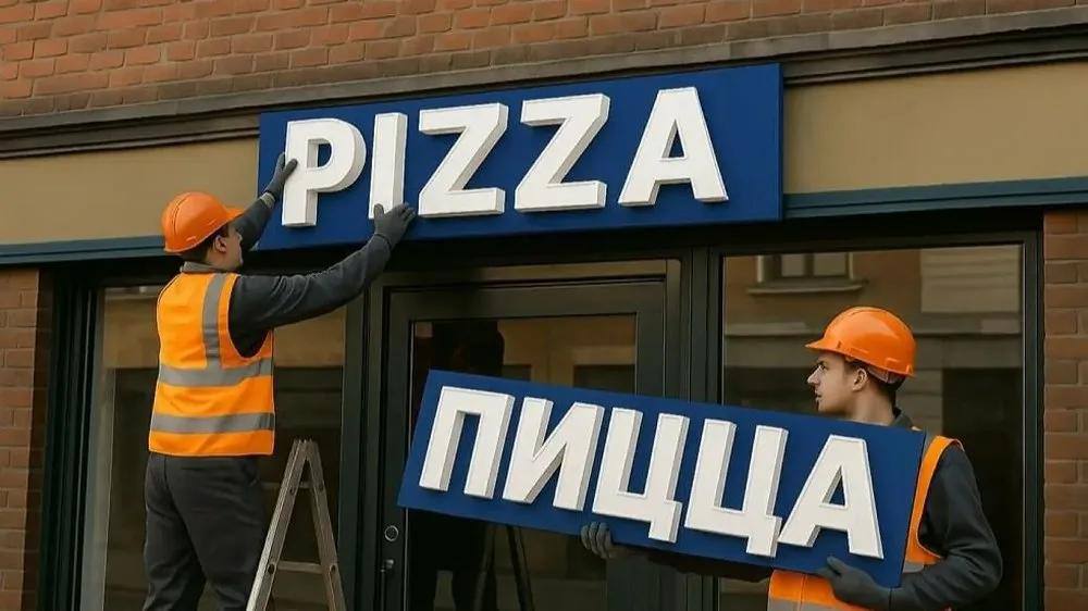 Все вывески в России с марта 2026 года должны быть на русском языке В Госдуме уточнили что подпадает под правило и такие надписи открыто закрыто вход выход распродажа цена скидки касса и любые другие указатели все обязаны быть на русском языке