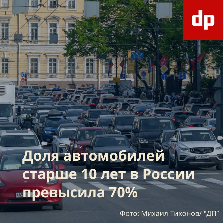 В России доля легковых автомобилей, возраст которых превышает 10 лет, достигла 72%, сообщил глава ассоциации "Российские автомобильные дилеры" Алексей Подщеколдин. По словам Подщеколдина, при текущих темпах продаж новых автомобилей через пять лет 80% парка будет состоять из машин старше 10 лет, а половина из них будет старше 20 лет. Согласно информации, предоставленной ассоциацией, средний возраст транспортного средства в России на данный момент равен 16,5 годам.