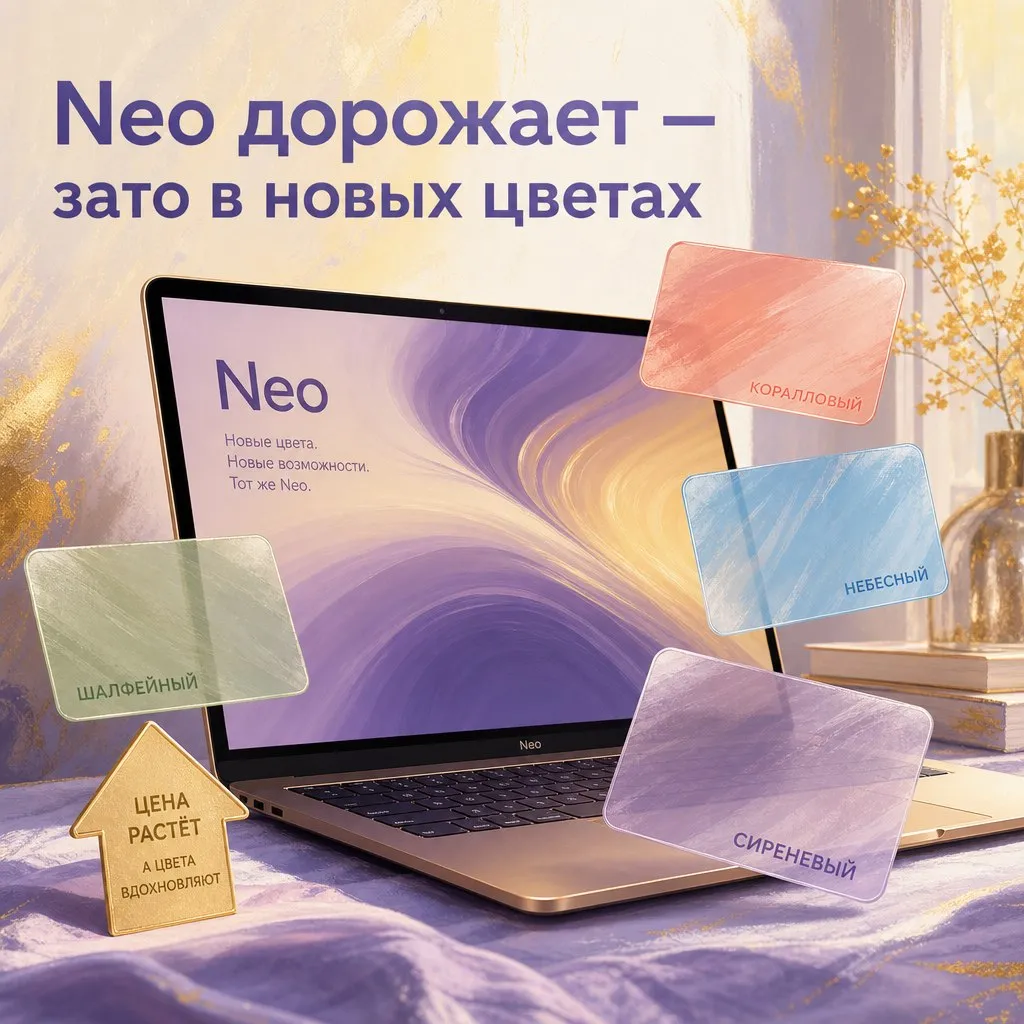MacBook Neo может подорожать и Apple уже думает как это сгладить Neo оказался настолько популярным что Apple пришлось удвоить план производства с 6 до 10 миллионов штук Но тут начались проблемы старые запасы чипов A18 Pro закончились а новая партия обойдётся дороже да и память дешевле не стала Один из вариантов который сейчас рассматривает Apple это переход на версию 512 ГБ в базе новые цвета корпуса Логика простая если поднимать цену то хотя бы дать покупателям ощущение свежего продукта Правда какие именно расцветки добавят пока неизвестно AppleInsider в MAX Подписаться
