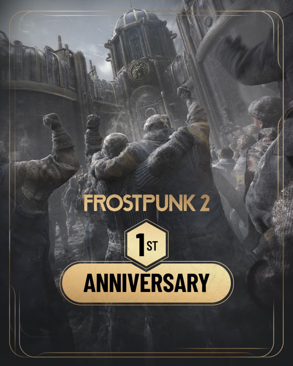 Ровно год назад состоялся релиз Frostpunk 2 Кстати недавно еб еньград 2 стал доступен и на консолях