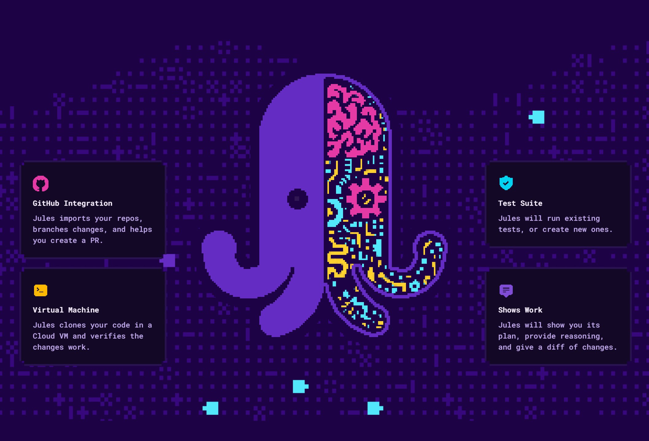 Google вслед за OpenAI выпускает своего облачного ИИ-агента для кодинга Jules. Он, как и Codex от OpenAI, получает доступ к вашему проекту с GitHub, создает план решения задачи, пишет код, исправляет баги и проводит тесты — все на сервере Google. Работает на базе Gemini. Части разработчиков уже открыли доступ, попробовать или записаться в лист ожидания можно здесь. В отличие от Codex, для которого требуется подписка OpenAI Pro за $200 в месяц, для Jules Google обещает пять бесплатных запросов в день. И, не отставая от тренда, корпорация Microsoft, владеющая GitHub, показала аналогичный режим для своего агента для кодинга, который теперь работает прямо внутри GitHub.
