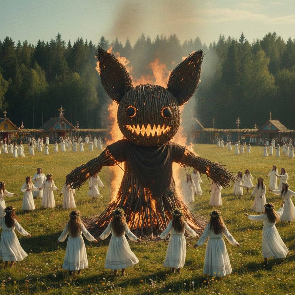 Археологический парк Аргамач в Елецком районе Липецкой области планирует отпраздновать Масленицу сжиганием фигуры лабубу Информация об этом появилась в Telegram канале регионального правительства Проводы зимы запланированы в парке на 21 февраля Мероприятие получит название Археологическая Масленица На Масленицу 2025 года в парке Аргамач сожгли пятерых злодеев Белого Ходока Волан де Морта Венома Фредди Крюгера и Хагги Вагги По убеждению организаторов мероприятия арт объекты сгорели как символ очищения русской традиционной культуры от засилья чуждых нам ценностей Огонь поглощает злодеев освобождая место для добра и света Сожжение этих символов зла это не просто зрелищное представление это ритуал очищения победа над темными силами Это напоминание о том что добро всегда побеждает зло свет рассеивает тьму а надежда никогда не умирает отмечалось в соцсетях парка