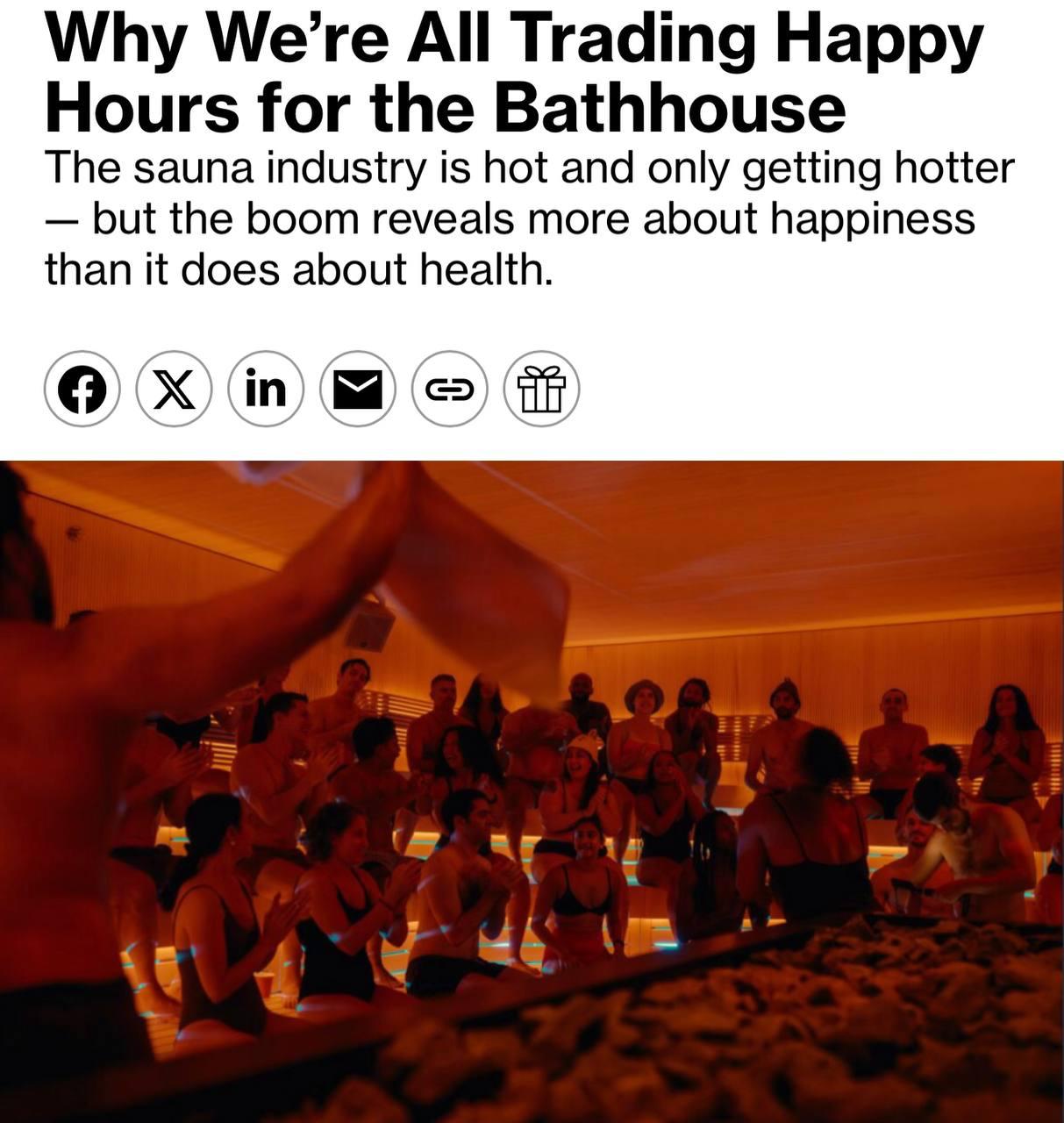 Зумеры меняют бары на бани и это переворачивает рынок Пабы пустеют а сауны работают на пределе Батхаусы неожиданно стали новым третьим местом сюда приходят не пить а общаться без алкоголя телефонов и лишнего шума Инвесторы в восторге термы открываются по всему миру маржа достигает 60 Себестоимость минимальная вместо коктейлей продают воду и температуру Алкогольная индустрия на этом фоне в глубоком кризисе У крупнейших брендов накопилось 22 млрд непроданного алкоголя спрос резко падает и производители вынуждены закрывать заводы HeadlinerJournal