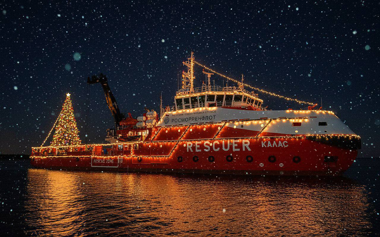 В новогоднюю ночь выполнять государственную задачу находясь в аварийно спасательной готовности будут экипажи 40 судов и аварийно спасательные подразделения Морской спасательной службы Один из самых многочисленных отрядов новогодних вахтовиков России составляют морские спасатели девяти филиалов Морской спасательной службы Морские спасатели будут нести аварийно спасательную готовность и дежурство от Санкт Петербурга и Калининграда до Владивостока и Сахалина от Астрахани и Новороссийска до Мурманска и Петропавловска Камчатского В новогоднюю ночь специалисты аварийно спасательных партий во всех филиалах Морспасслужбы продолжат выполнять свои профессиональные обязанности География дислокации находящихся в АСГ сил и средств Морспасслужбы очень разнообразна Десятки работников Морспасслужбы встретят Новый 2026 й год на вахте в море или на береговых объектах выполняя государственные задачи по обеспечению аварийно спасательной готовности Новогоднюю вахту будут нести работники центрального аппарата члены экипажей и технические специалисты систем обеспечения   Всех с наступающим Новым годом Подпишитесь на Морспасслужбу в Telegram в MAX в ВКонтакте