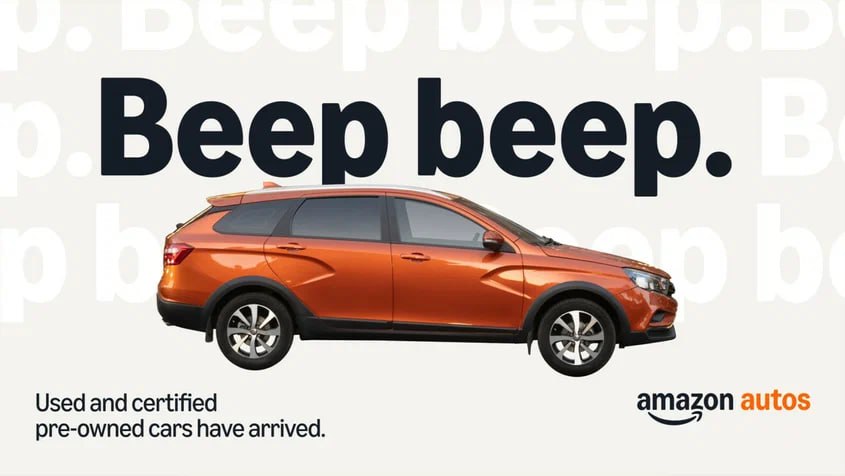 Amazon использовал в рекламе фотографию Lada Vesta Интернет-гигант Amazon запустил новый онлайн-сервис по продаже сертифицированных автомобилей с пробегом: дилеры получили право размещать соответствующие объявления. Пока оно есть только у дилеров марки Hyundai, при этом в одной из рекламных иллюстраций Amazon Autos задействовано изображение Lada Vesta SW Cross. На данный момент купить подержанный автомобиль у дилера можно только в Лос-Анджелесе, однако Amazon обещает в ближайшем будущем расширять и географию, и спектр охваченных брендов. С чем связано появление никогда не продававшейся в США Lada Vesta на рекламной картинке, неизвестно. На втором изображении, опубликованном Amazon Autos, запечатлён пикап Ram 1500 без логотипов.