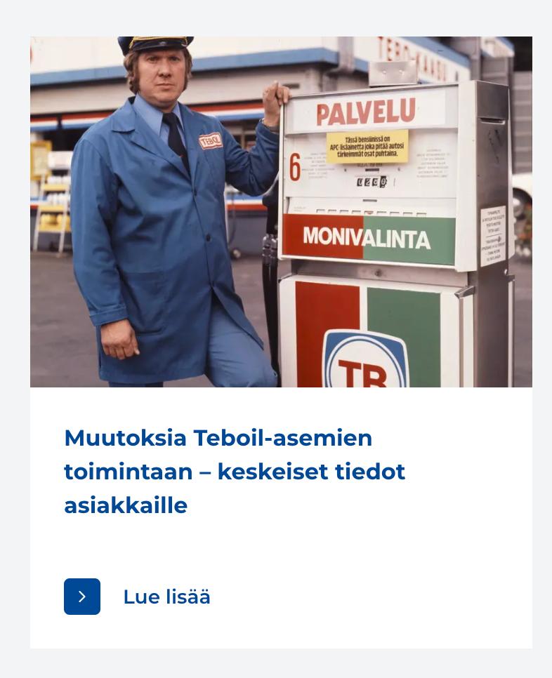 Если на дисплее цены отображается значение 3888 это значит что на станции закончилось топливо Teboil сообщил о сворачивании работы в Финляндии по мере распродажи остатков топлива на АЭС Сеть АЗС Suomen teboil была основана в Хельсинки в 1934 году В нее входит около 430 заправок Она является второй по величине сетью АЗС в стране Да лицензия США на продажу действует до 13 декабря а пока пусть финны соблюдающие санкции помучаются